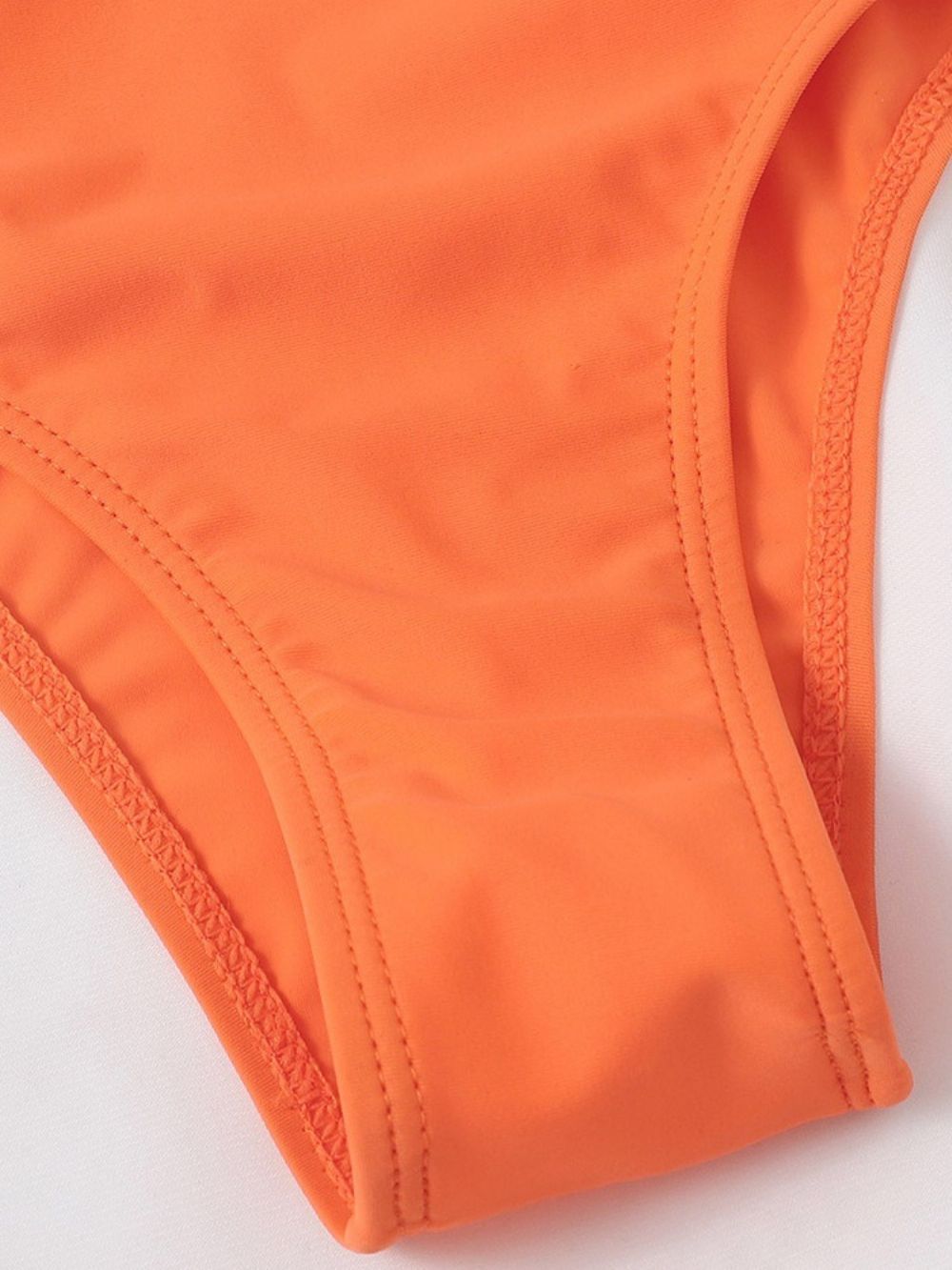 Sexy Oranje Badkleding Uit Één Stuk