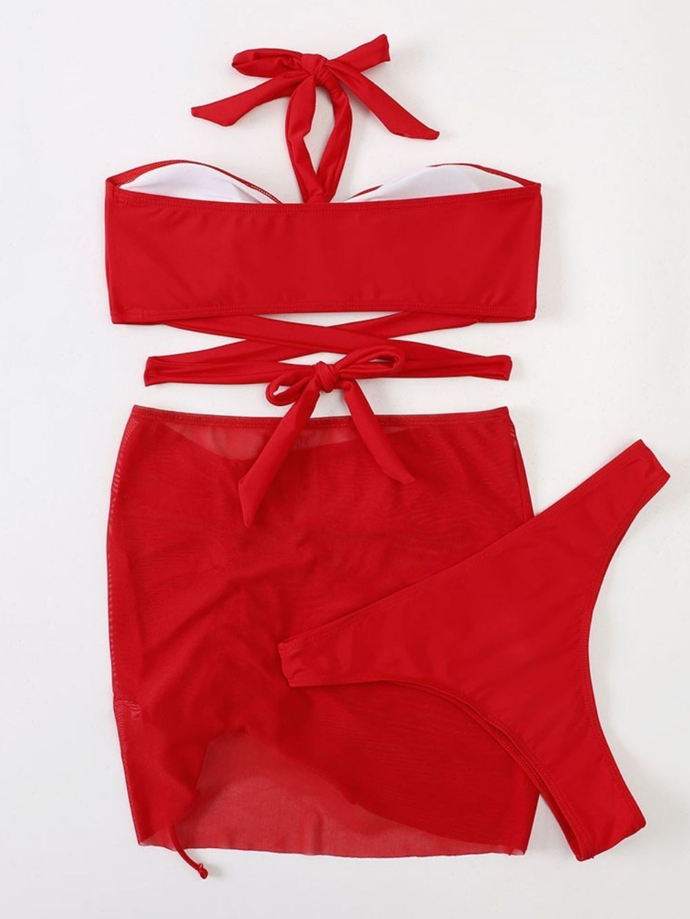 Sexy Tankini-Set Effen Dameszwemkleding