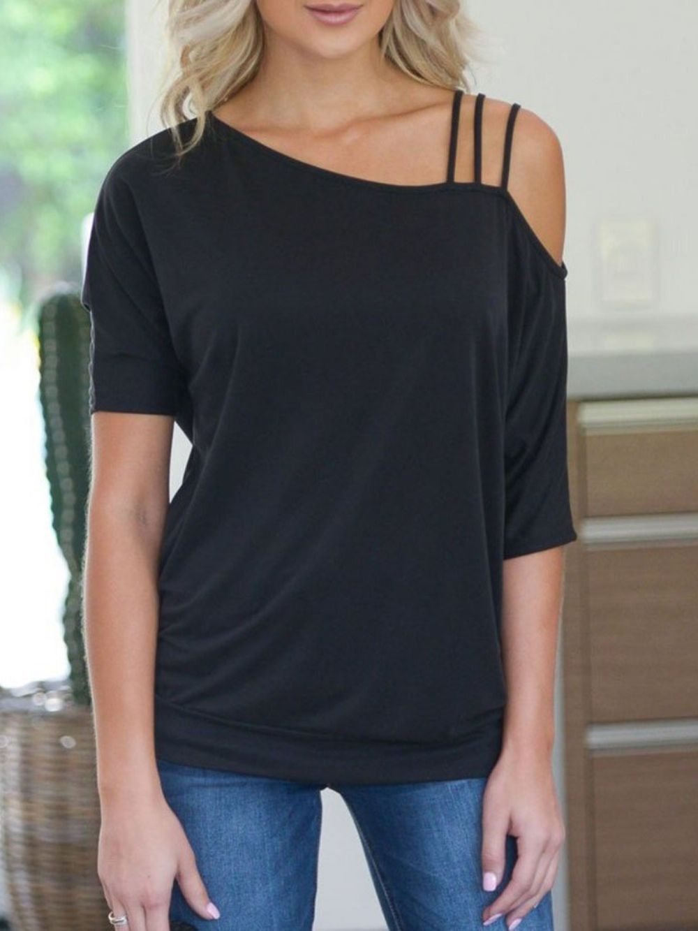 Standaard Hol Casual T-Shirt Met Korte Mouwen