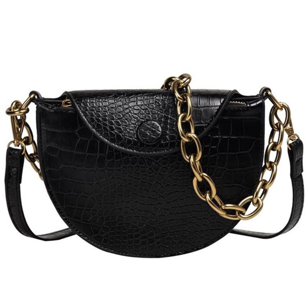 Alligator Pu-Draadzadel Crossbodytassen