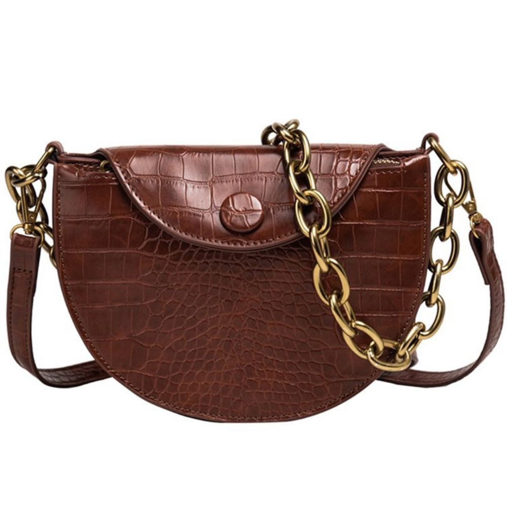 Alligator Pu-Draadzadel Crossbodytassen