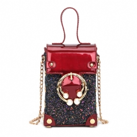 Chain Effen Pu Trunk Crossbody Tassen