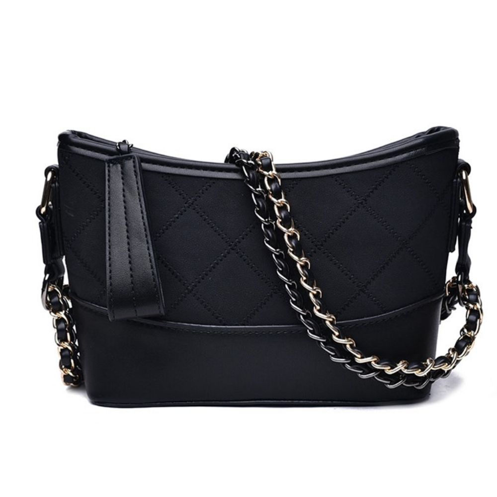 Crossbodytas Dames Met Tonvormige Ritssluiting