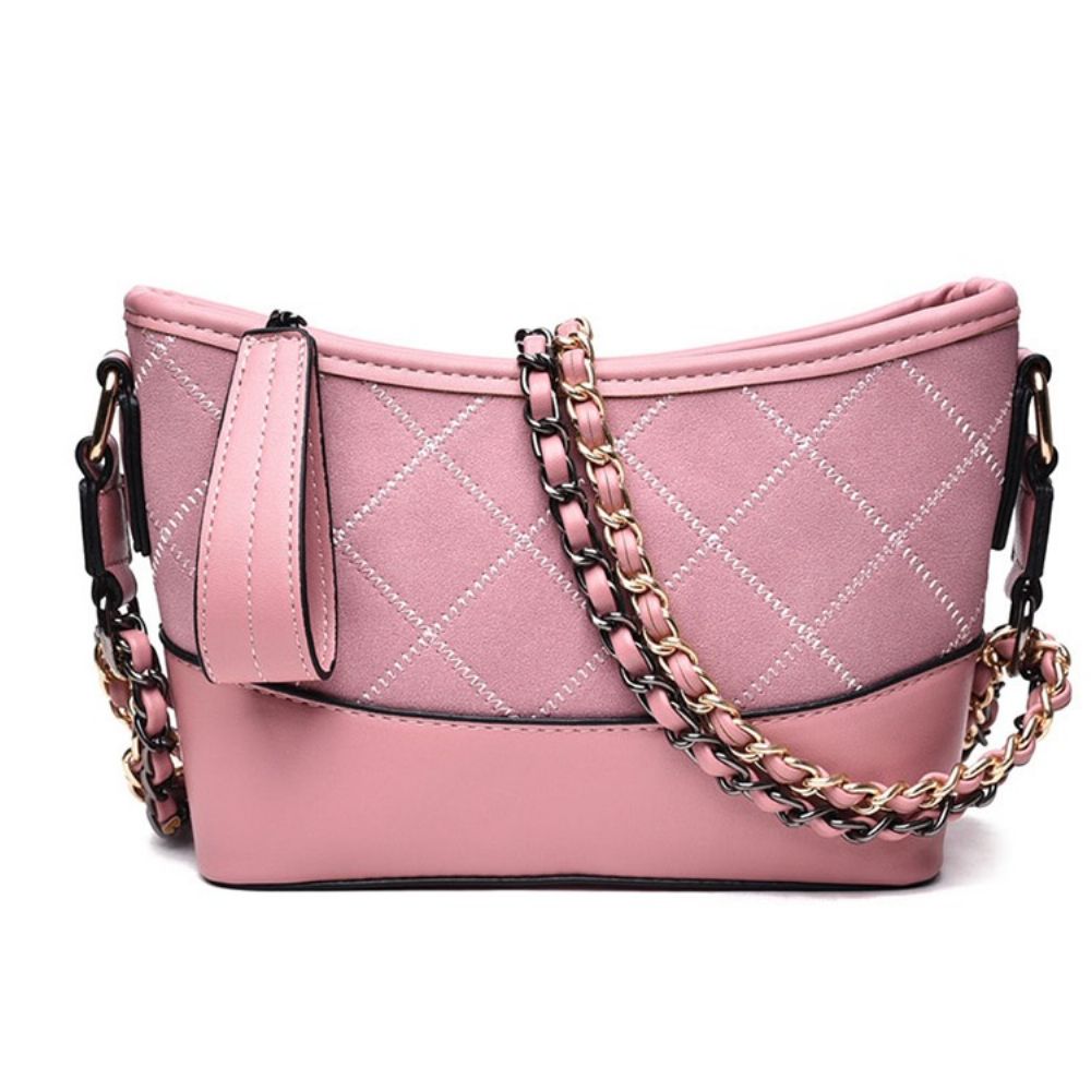 Crossbodytas Dames Met Tonvormige Ritssluiting