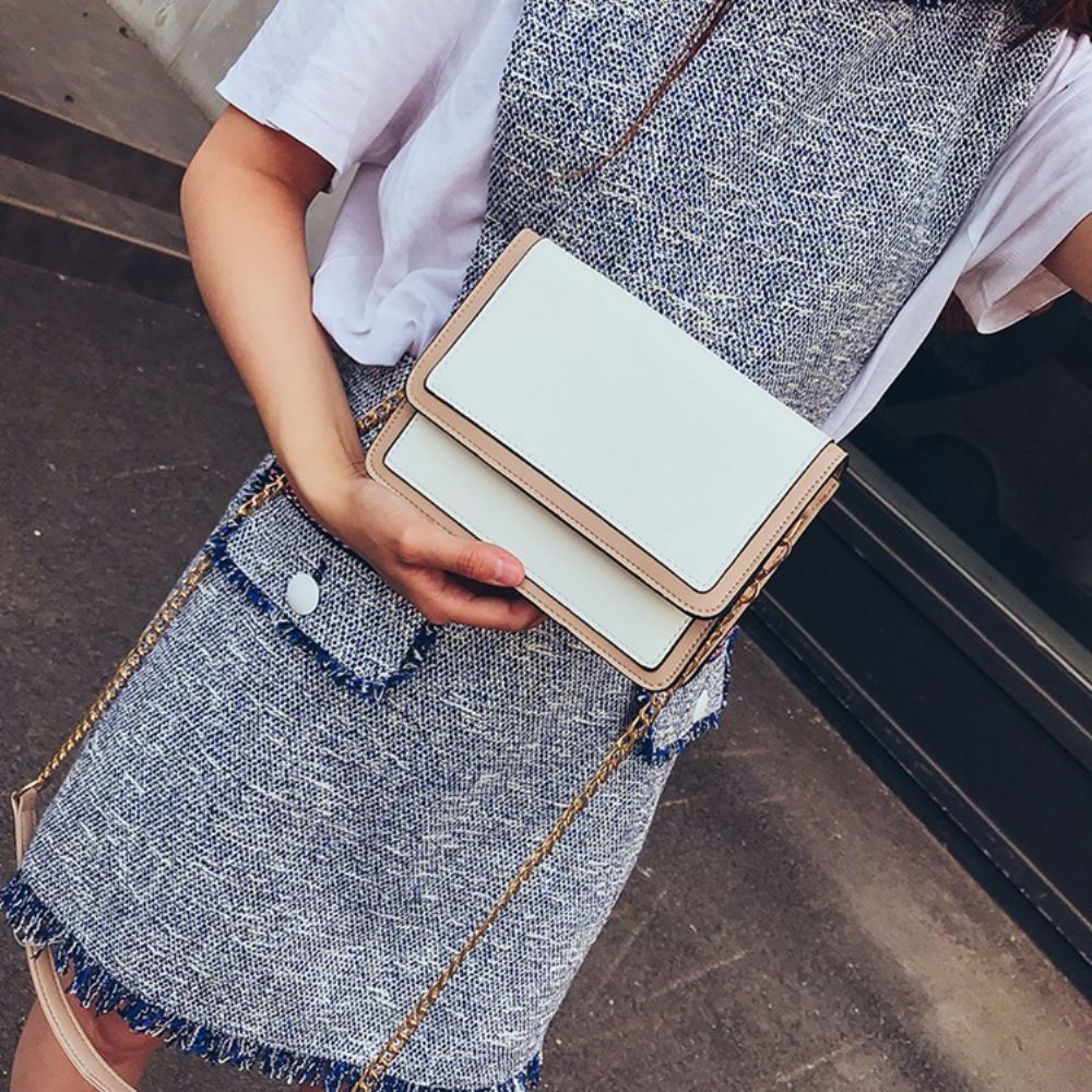 Crossbodytas In Frisse Stijl Met Kleurvlakken