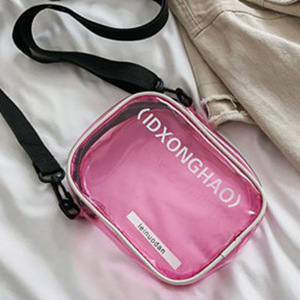 Crossbodytassen Met Klep Van Pvc Met Letterdraad