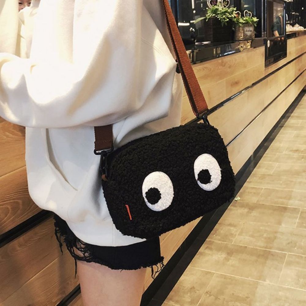 Crossbodytassen Met Namaakbont Cartoon Draadflap