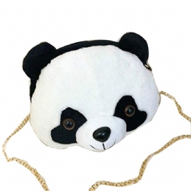 Crossbodytassen Van Panda Polyester Met Ketting