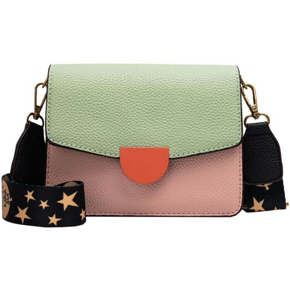 Draad Pu Vierkante Ster Crossbody Tas