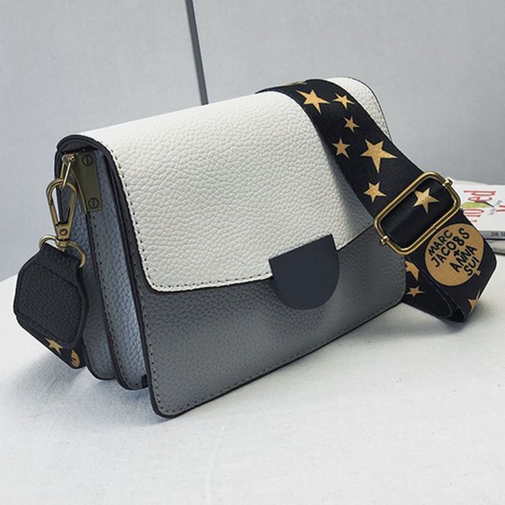 Draad Pu Vierkante Ster Crossbody Tas