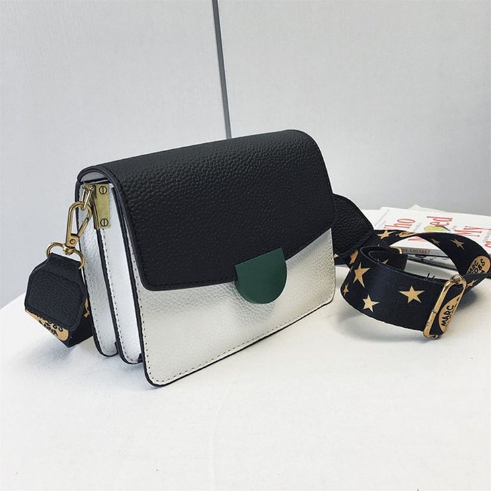 Draad Pu Vierkante Ster Crossbody Tas