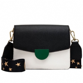 Draad Pu Vierkante Ster Crossbody Tas