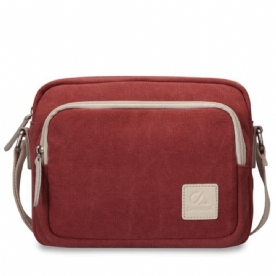 Eenvoudige Vintage Canvas Crossbody Tas