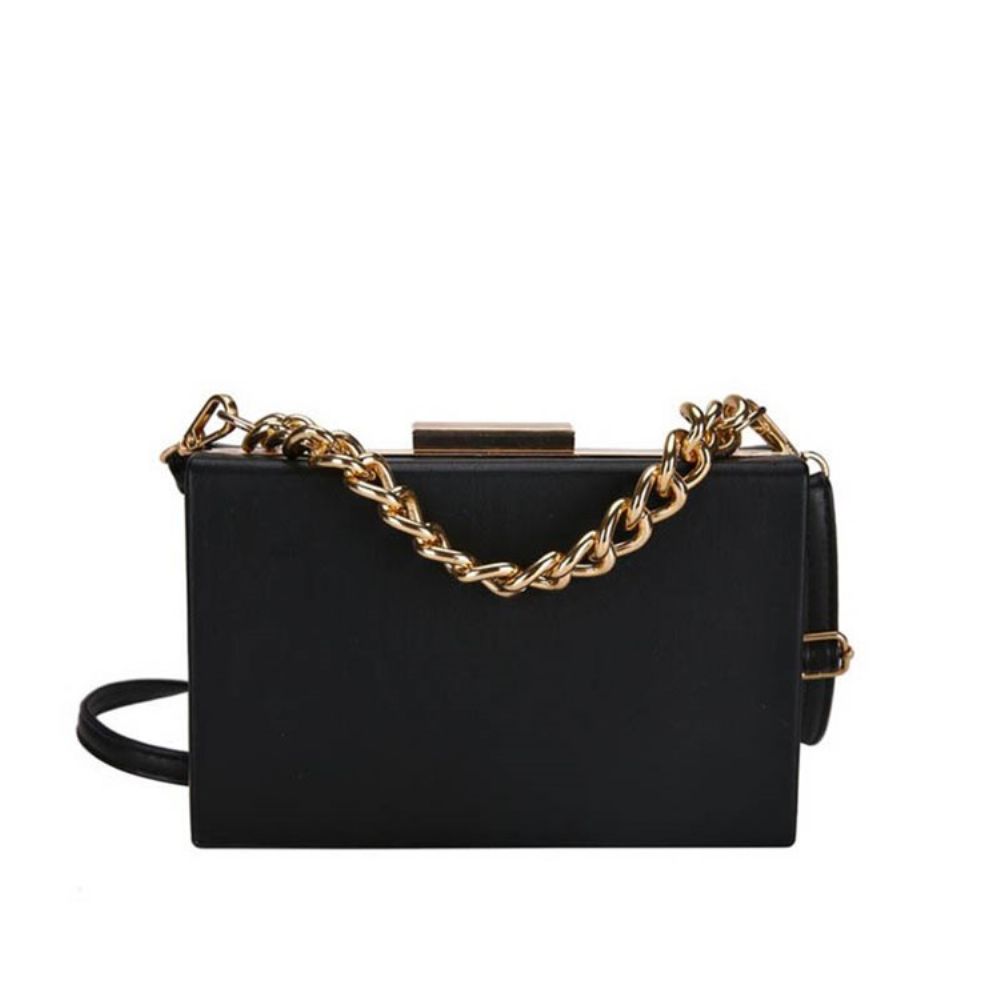 Effen Pu-Crossbodytas Met Flap