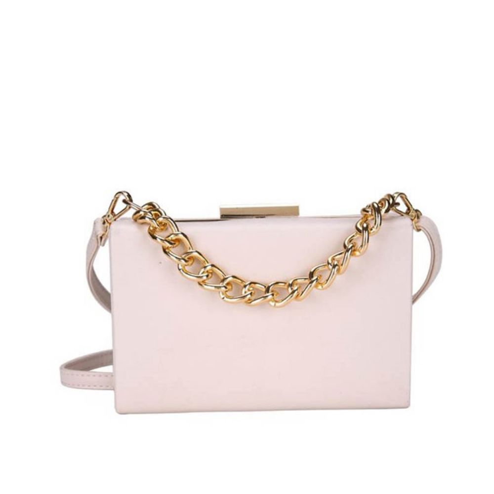 Effen Pu-Crossbodytas Met Flap