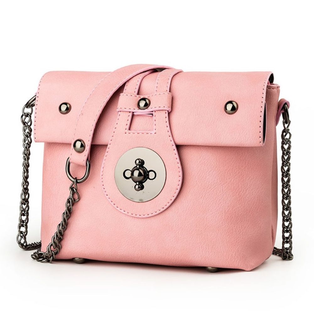 Erircdress Candy Color Latch Mini Crossbody Tas