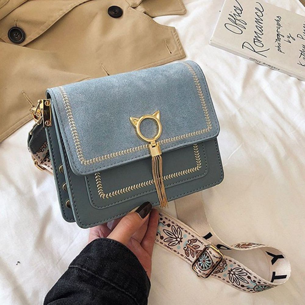 Magnetische Snap Rechthoekige Crossbody Tassen