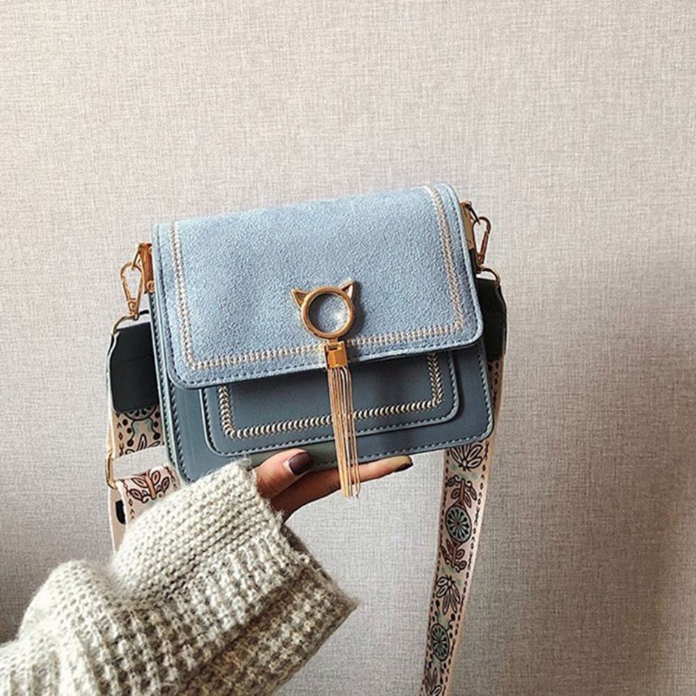 Magnetische Snap Rechthoekige Crossbody Tassen