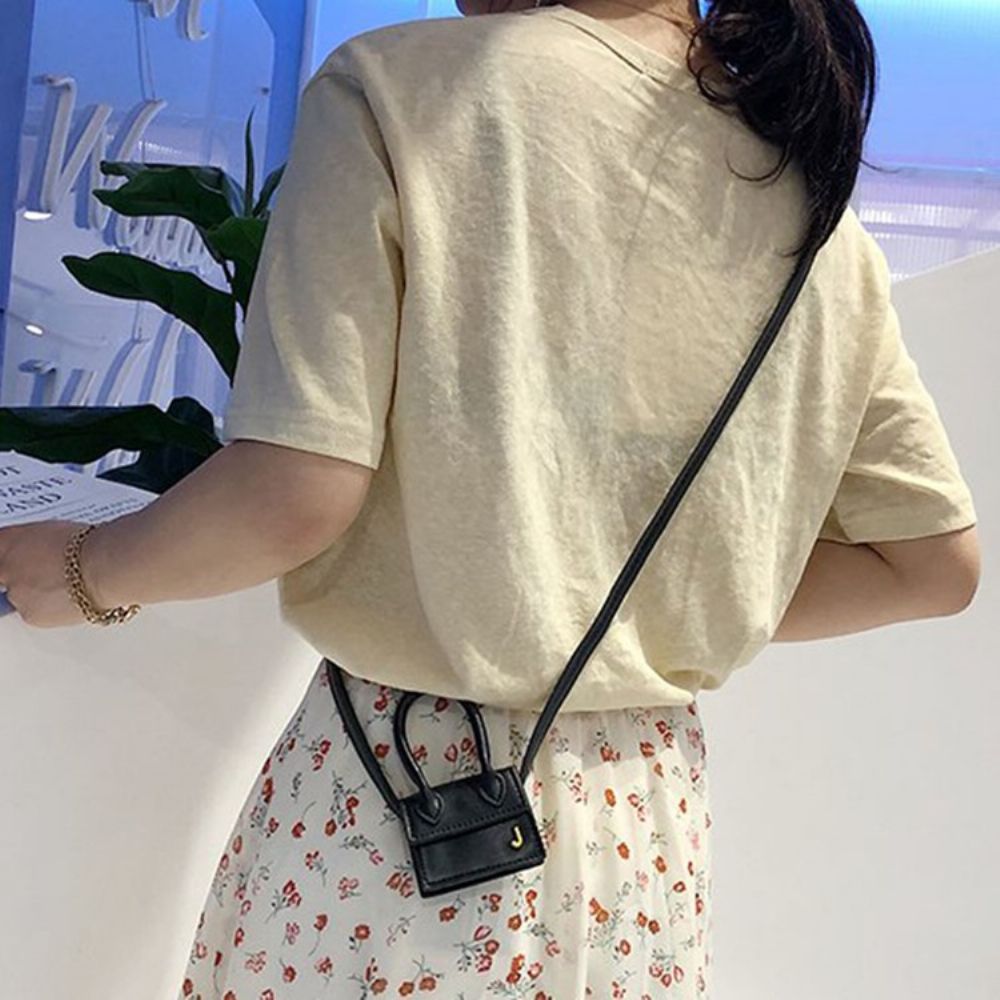 Mini Effen Vierkante Crossbody Tas