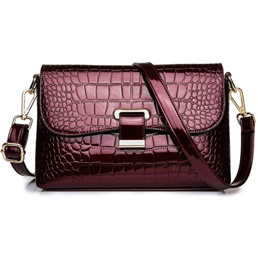 Mode Pu Alligator Crossbody Damestassen