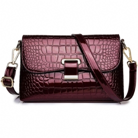 Mode Pu Alligator Crossbody Damestassen