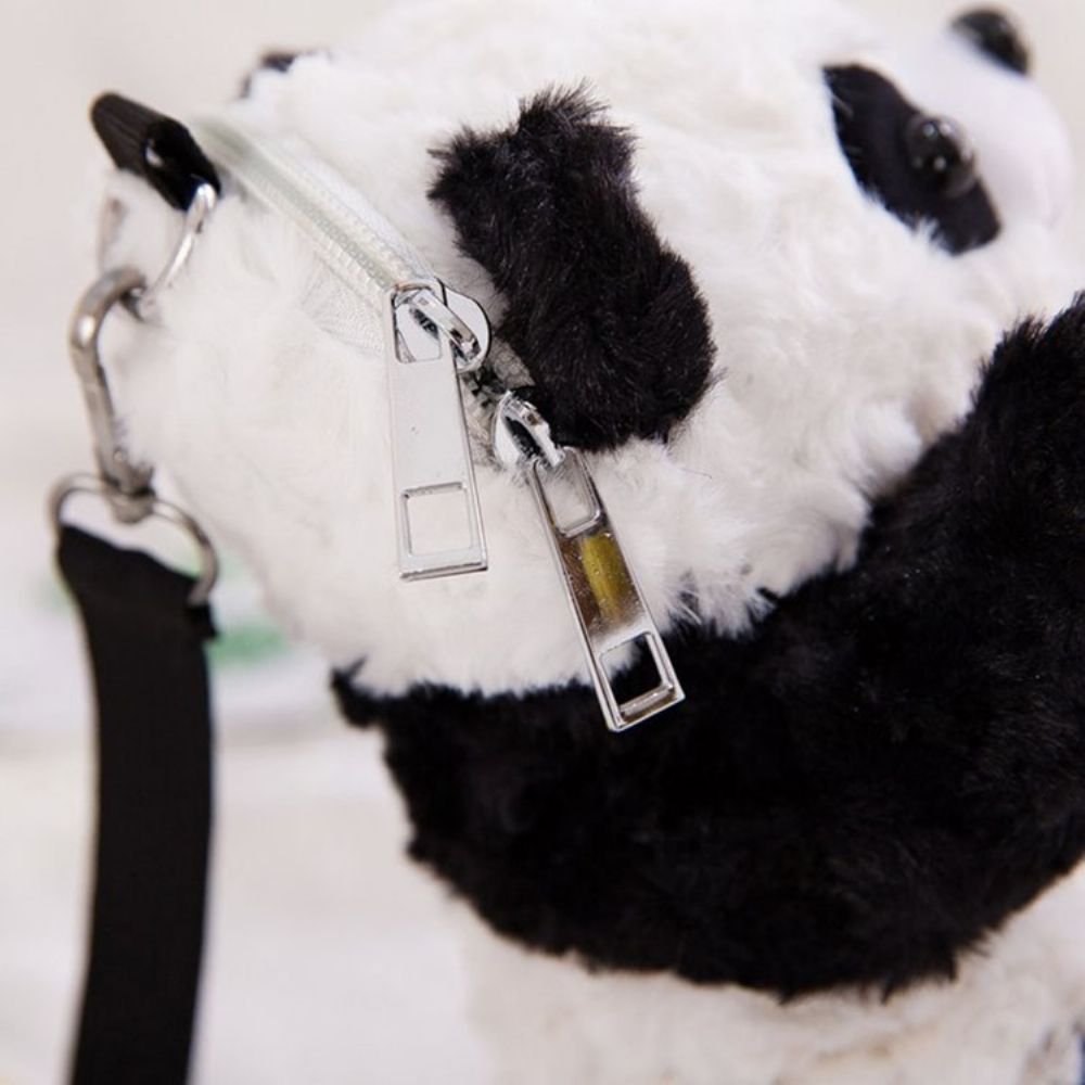 Nylon Panda Crossbody-Tassen