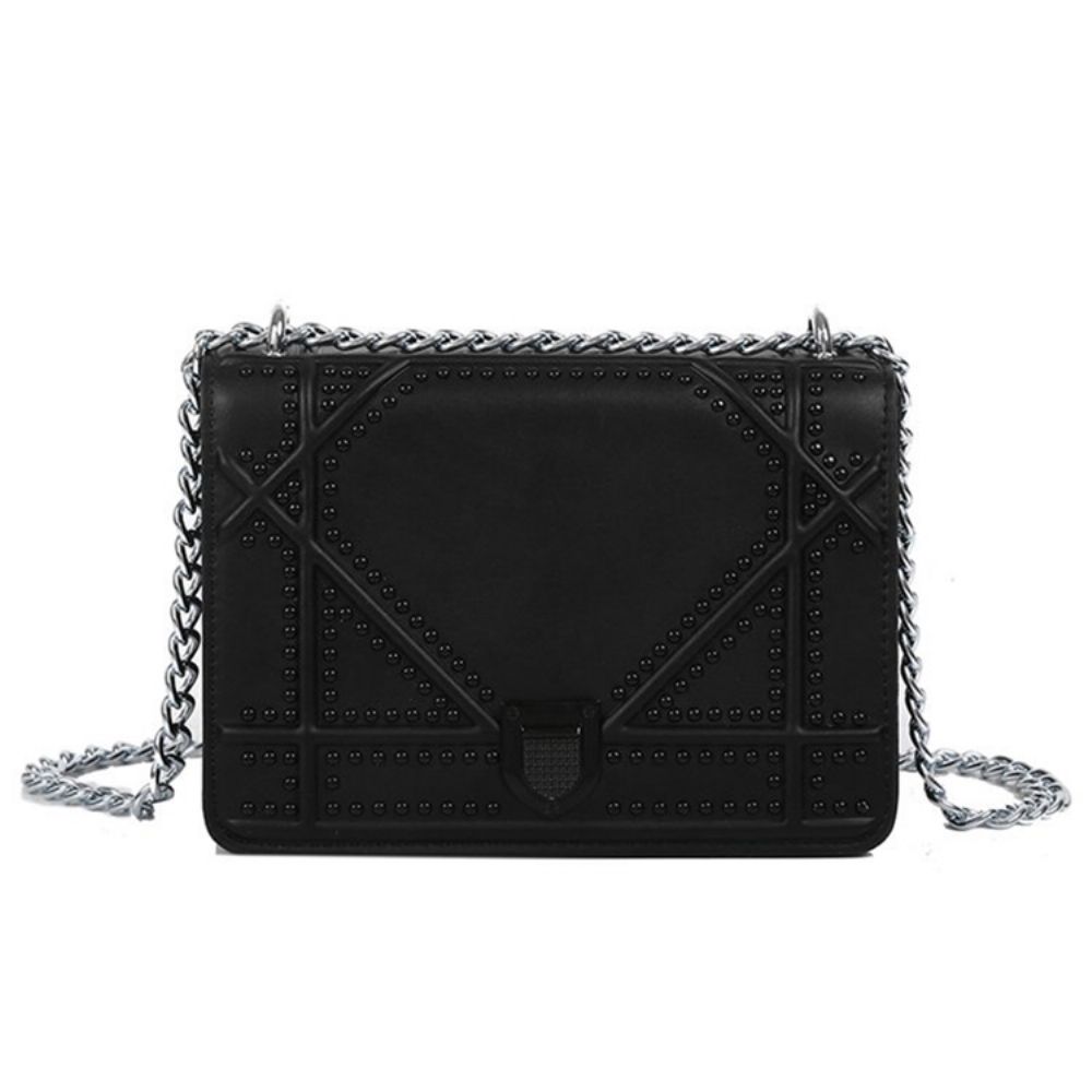 Thread Pu Geometrische Flap Crossbody Tassen