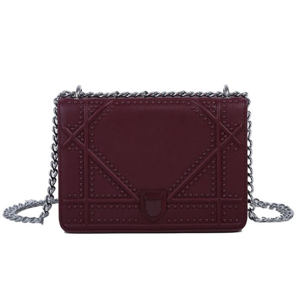 Thread Pu Geometrische Flap Crossbody Tassen