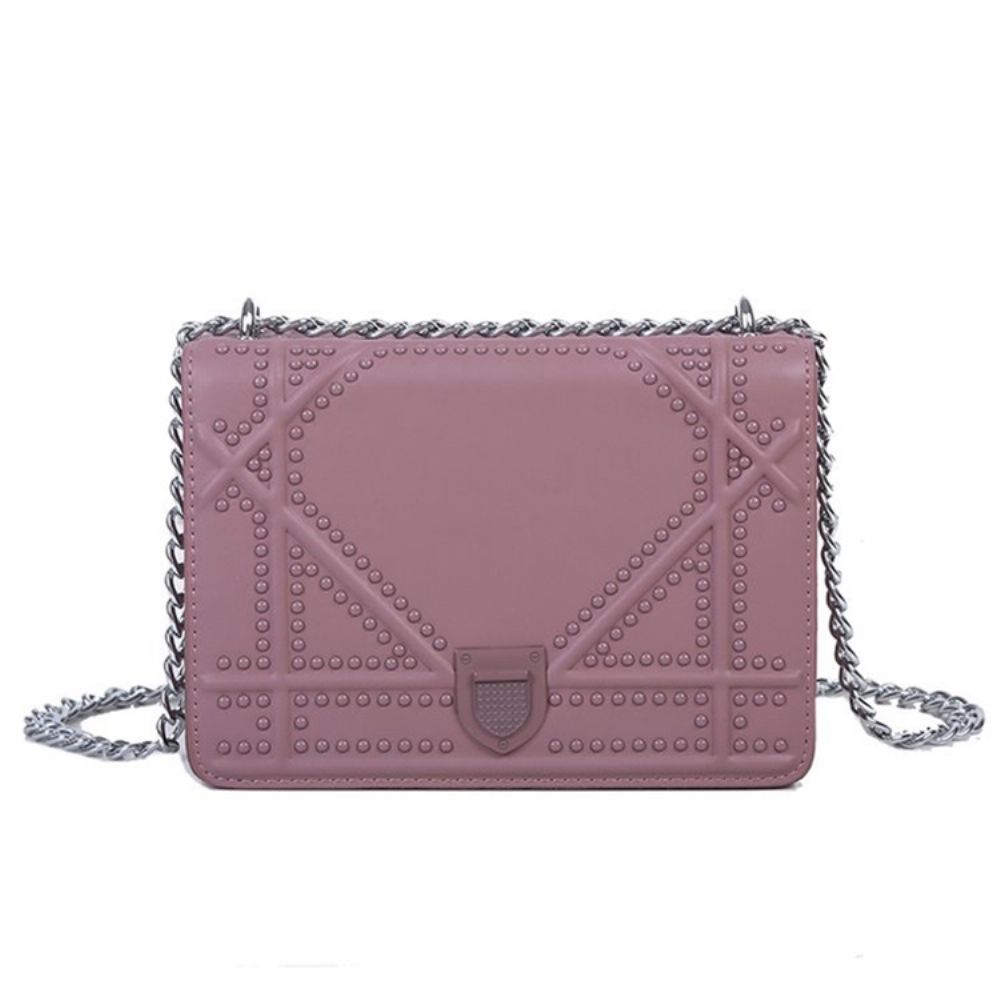 Thread Pu Geometrische Flap Crossbody Tassen