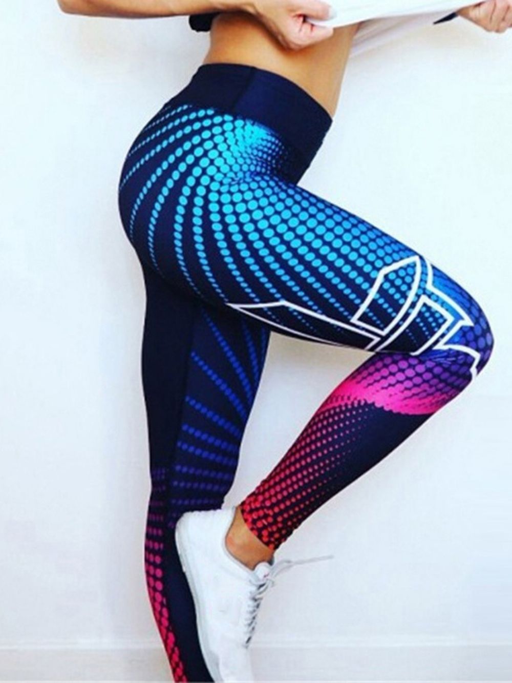 3D Fashion Print Ademende Running Yoga Broek Hoge Taille Tiktok Leggings