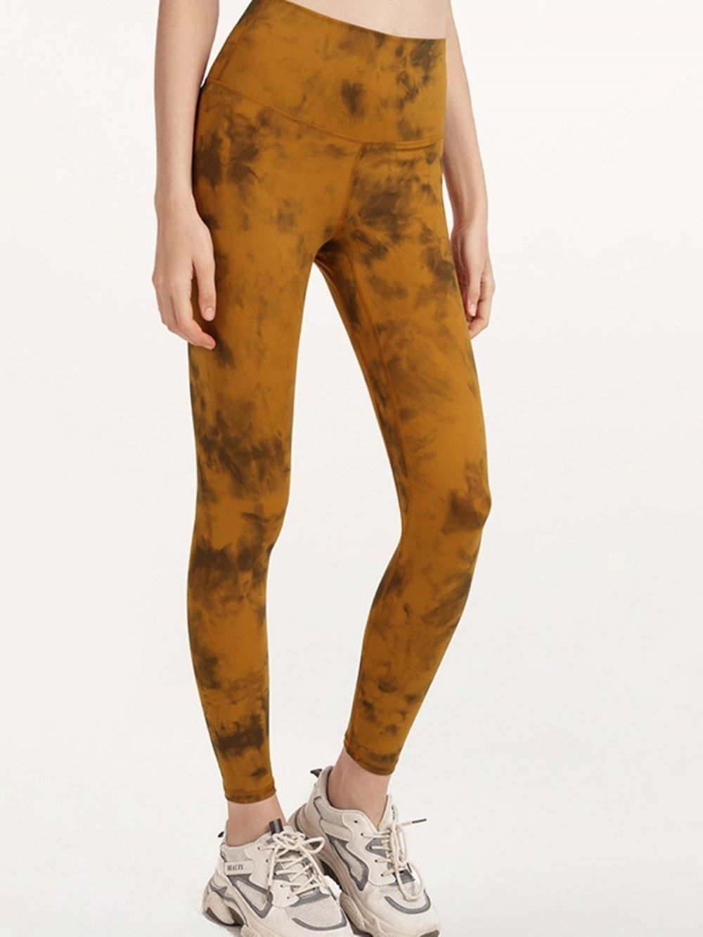 Ademende Camouflage Nylon Vrouwelijke Badmintonbroek Yogabroek Hoge Taille Tiktok Leggings