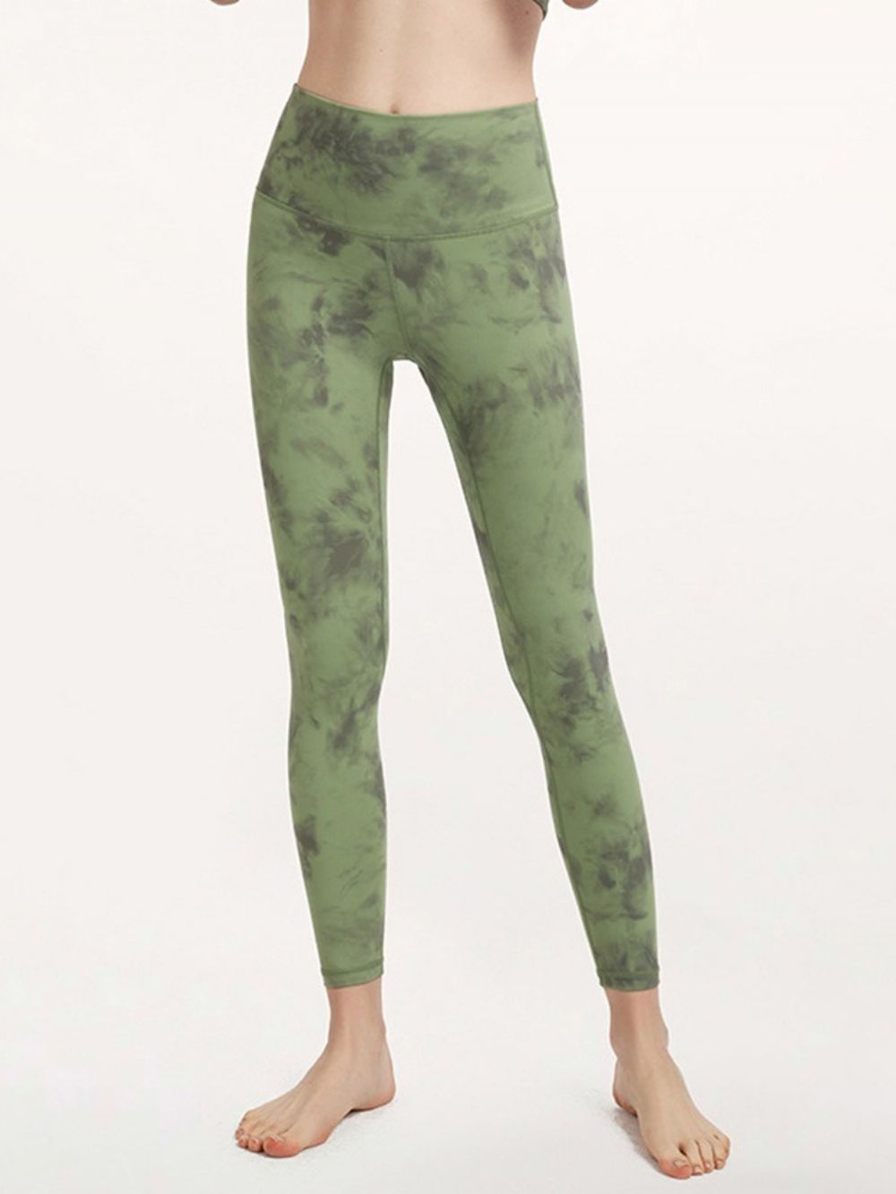 Ademende Camouflage Nylon Vrouwelijke Badmintonbroek Yogabroek Hoge Taille Tiktok Leggings