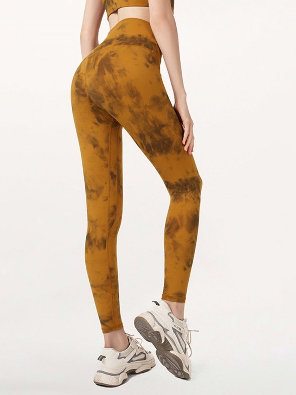 Ademende Camouflage Nylon Vrouwelijke Badmintonbroek Yogabroek Hoge Taille Tiktok Leggings