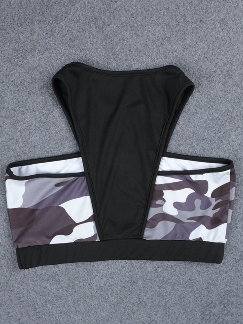 Afdrukken Anti-Zweet Camouflage Pullover Yoga Sport Sets