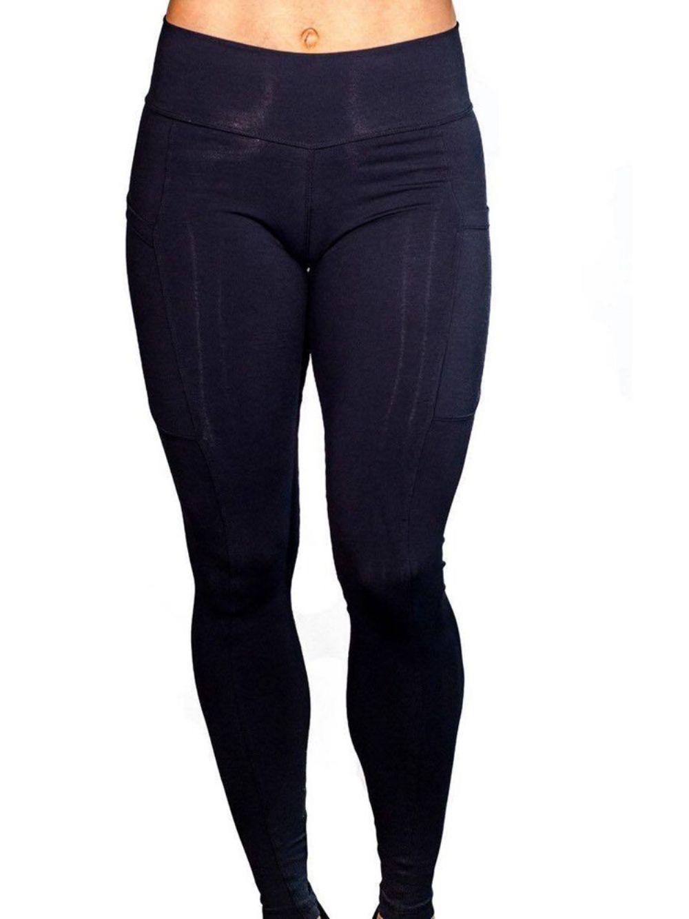 Anti-Zweetzakken Effen Yoga Legging Yoga Broek Hoge Taille Tiktok Legging