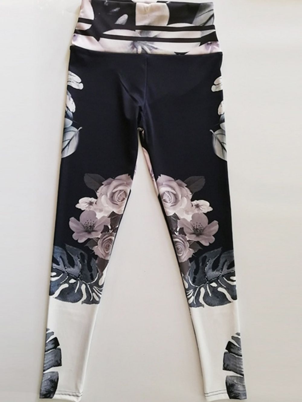 Bloemenprint Ademende Gym Sport Fitness Yoga Broek Hoge Taille Tiktok Leggings