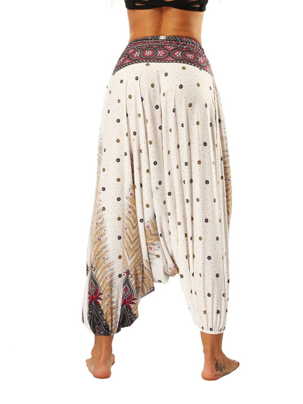 Boho Print Yoga Harem Joggingbroek