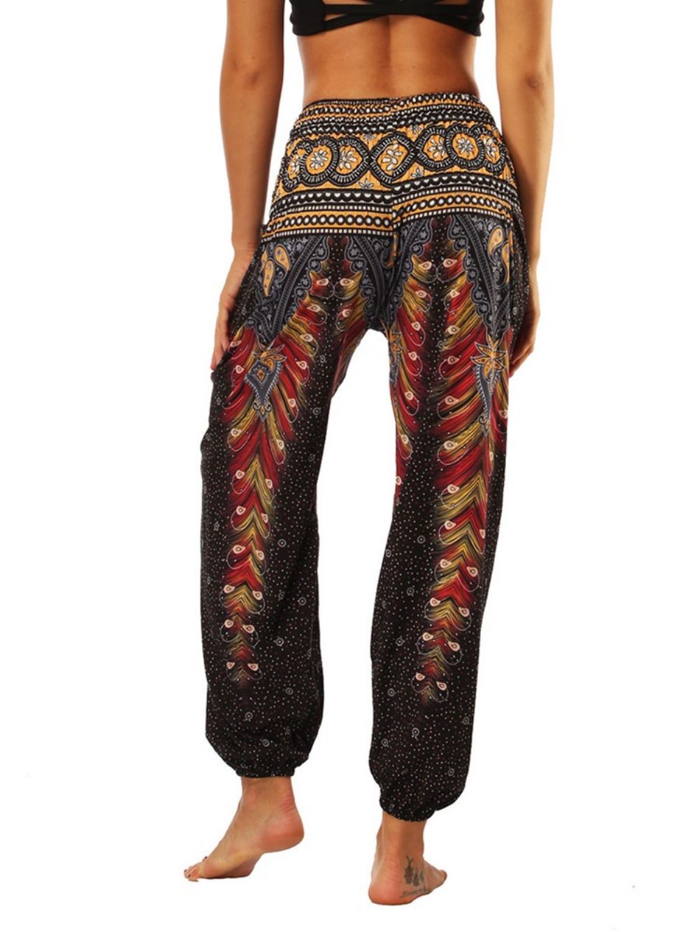 Boho Street Dance Yogabroek Met Geometrische Print