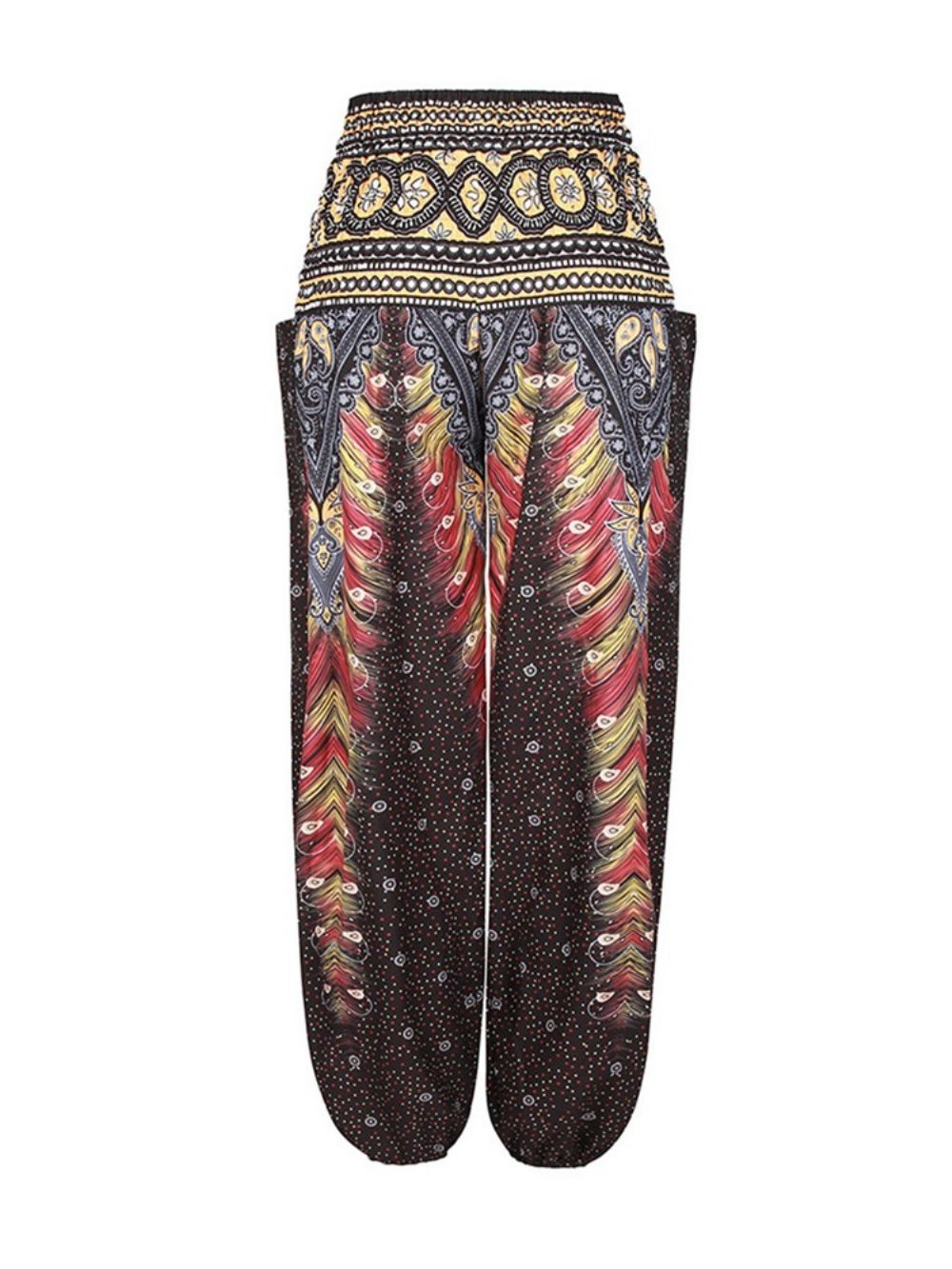 Boho Street Dance Yogabroek Met Geometrische Print