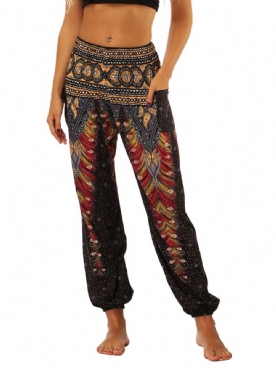 Boho Street Dance Yogabroek Met Geometrische Print