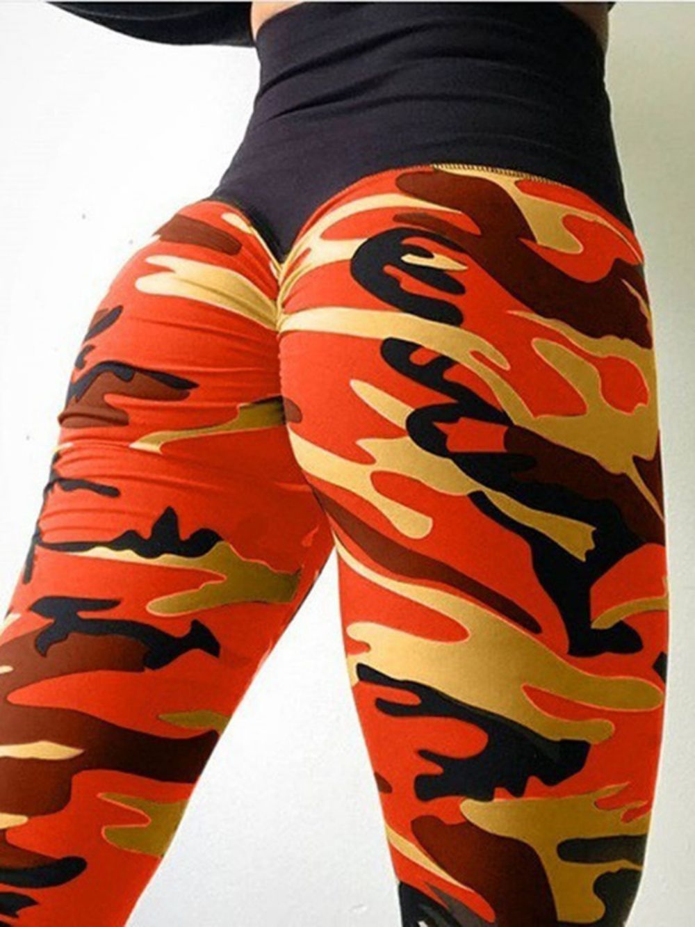 Camouflage Anti-Zweet Yoga Leggings Yoga Broek Hoge Taille Tiktok Leggings