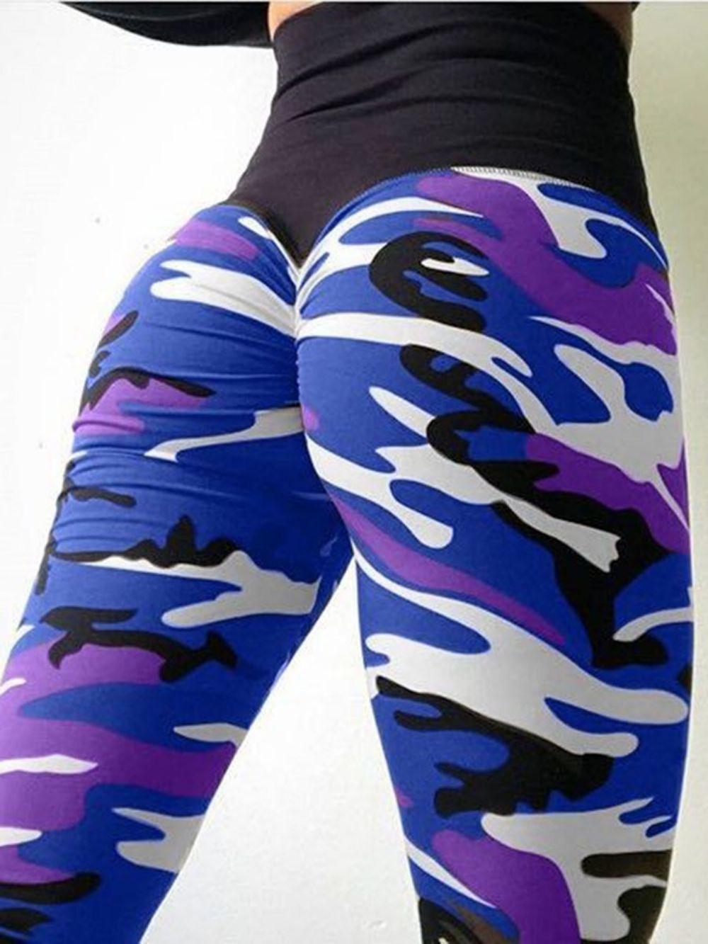 Camouflage Anti-Zweet Yoga Leggings Yoga Broek Hoge Taille Tiktok Leggings