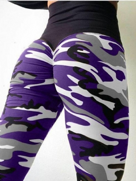 Camouflage Anti-Zweet Yoga Leggings Yoga Broek Hoge Taille Tiktok Leggings