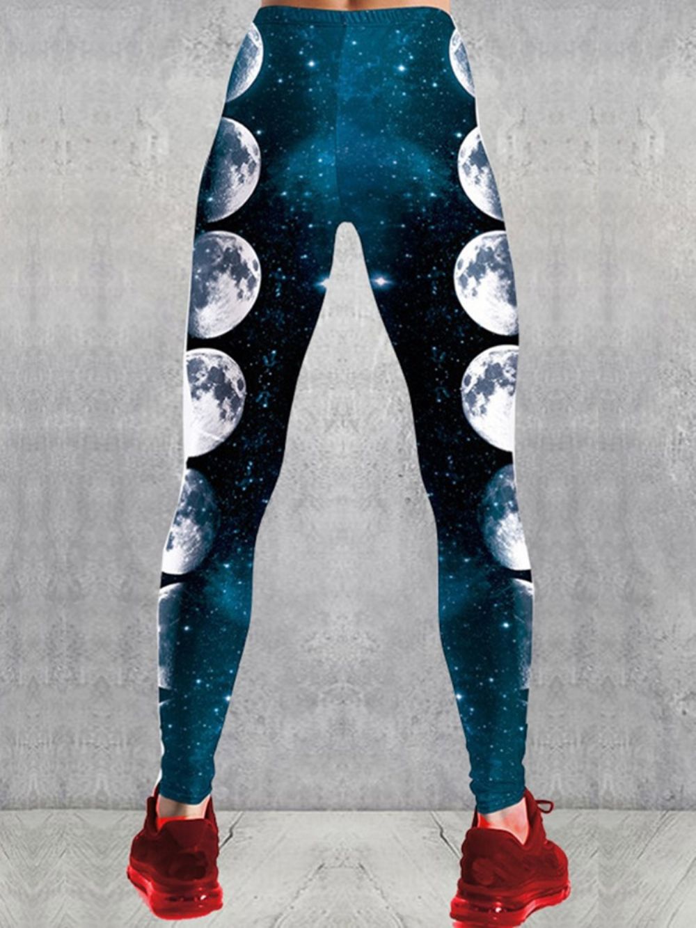 Dames Kleurblok Print Hoge Taille Gym Sport Yoga Broek Hoge Taille Tiktok Leggings