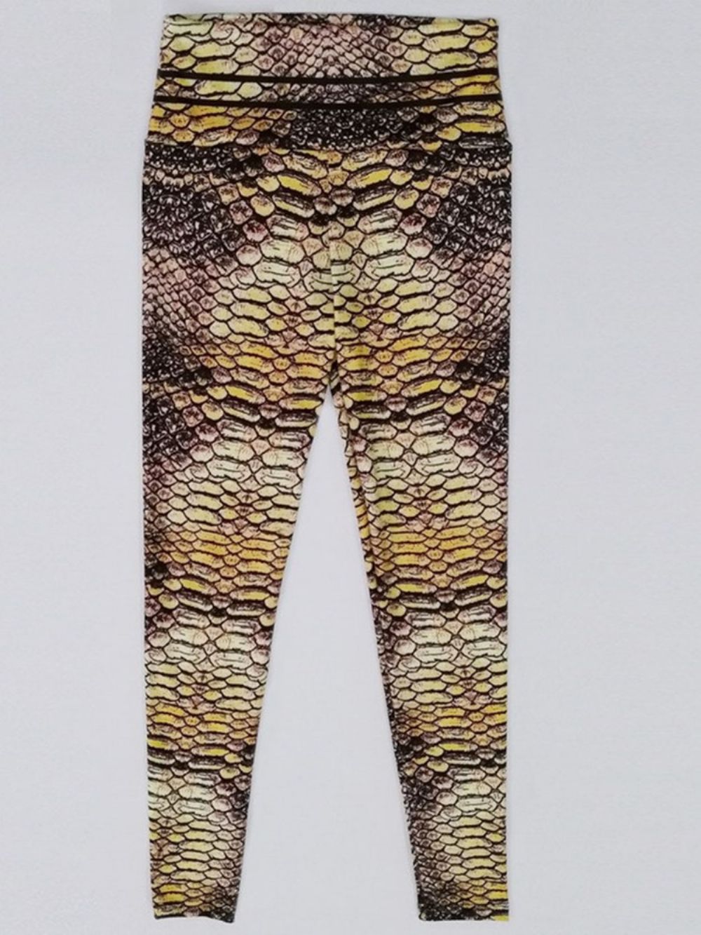 Dames Serpentine Print Gym Sport Legging Met Hoge Taille Yoga Broek Hoge Taille Tiktok Legging