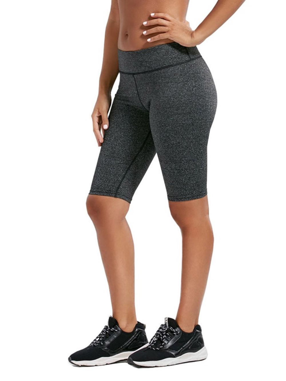 Gym Sport Naadloze Ademende Knielange Legging Yoga Broek Hoge Taille Tiktok Legging