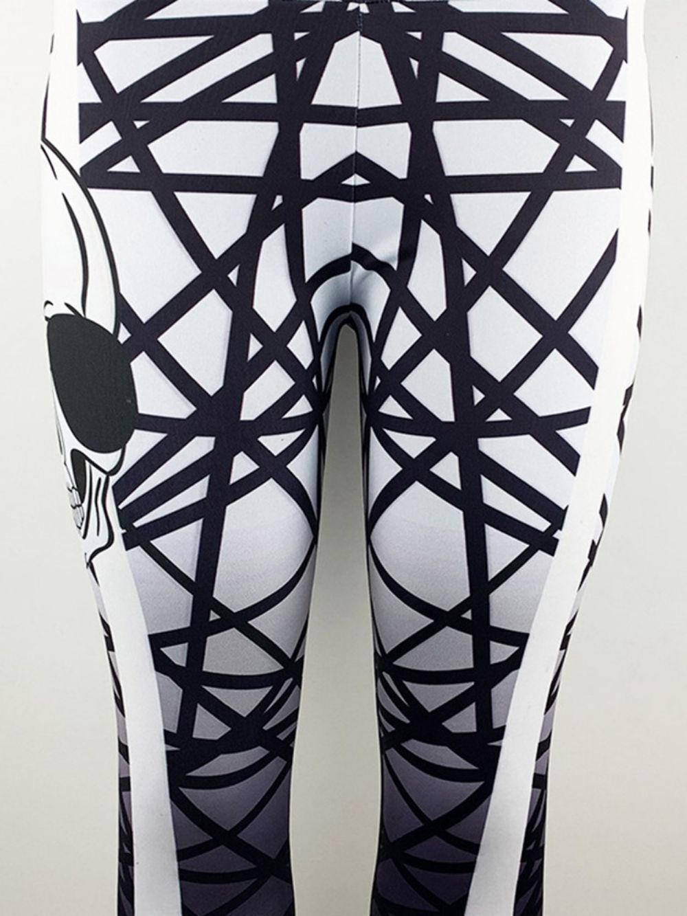 Kleurblokprint Volledige Lengte Gym Sport Yoga Broek Hoge Taille Tiktok Legging