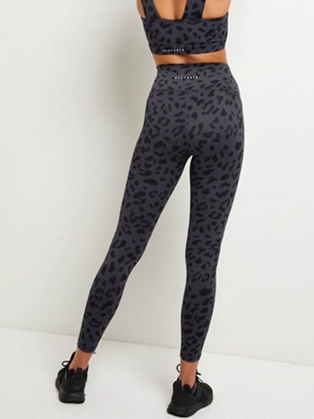 Luipaard-Katoenmengsels Sneldrogende Zomertennisbroek Yogabroek Tiktok-Legging Met Hoge Taille