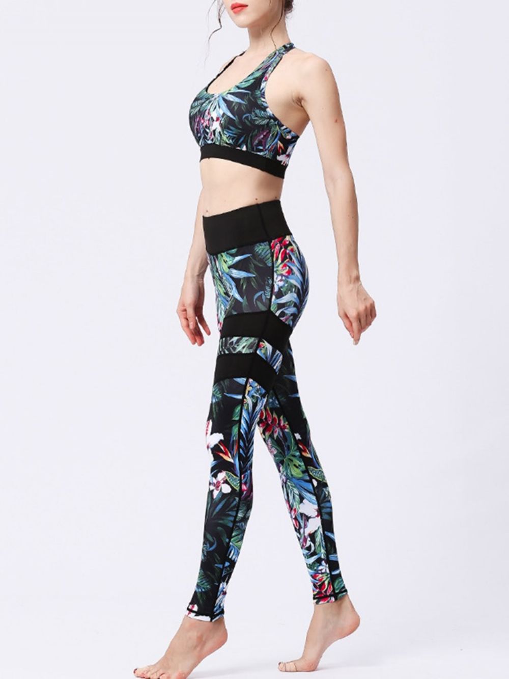 Mouwloze Yoga-Sportsets Met Volledige Lengte Dames