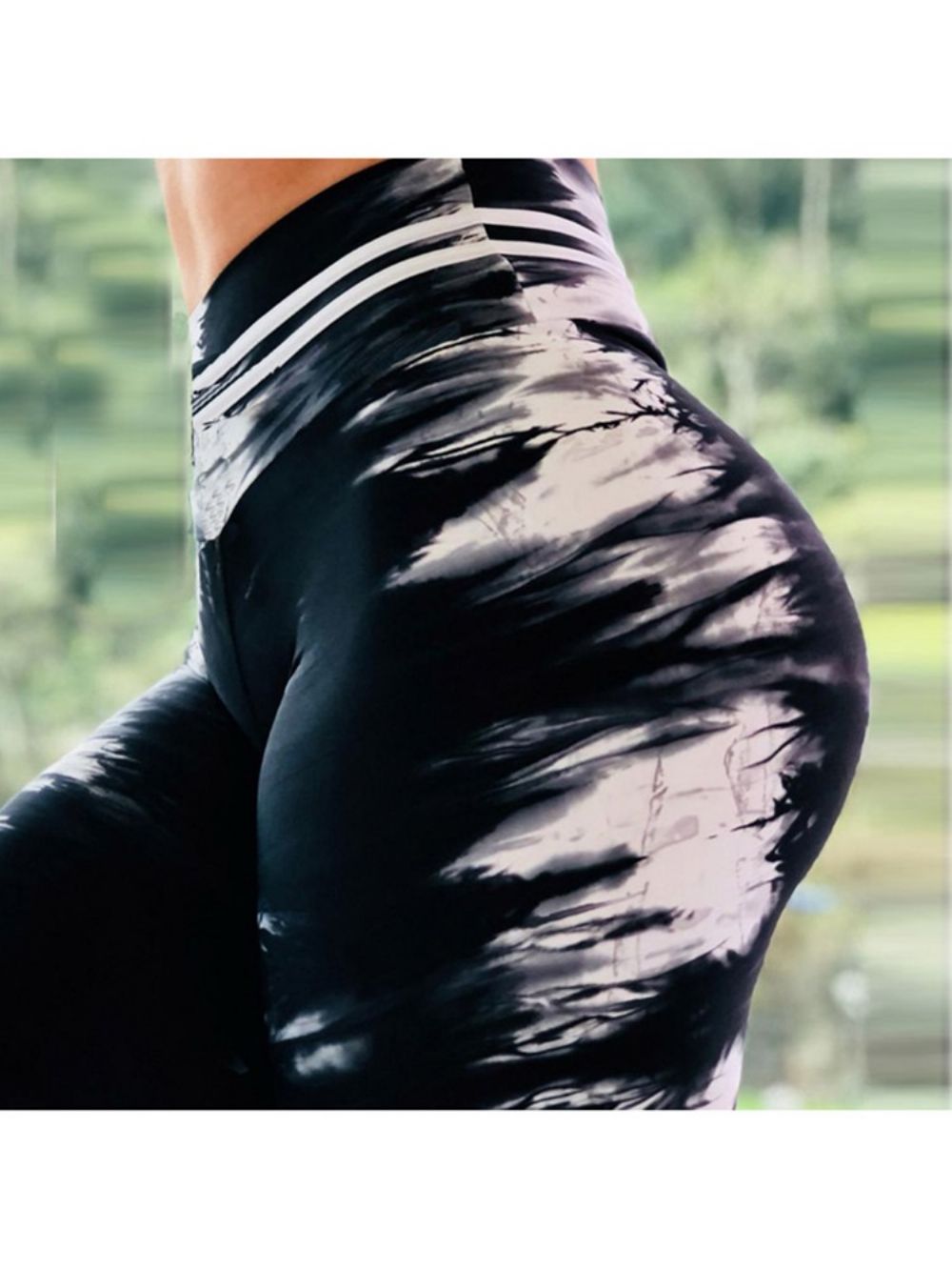 Print Hoog Getailleerde Push-Up Sportleggings Sportscholen Yogabroeken Tiktok-Leggings Met Hoge Taille